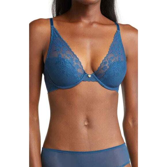 Natori Cherry Blossom Convertible Lace Bra SIZE 32DDD 14726